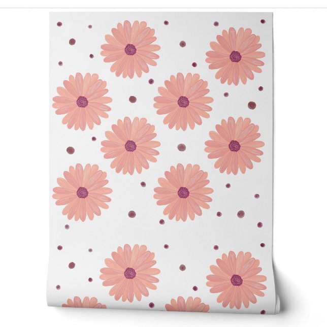 Papier Peint Impression florale pour bébés et enfants (Déroulement)