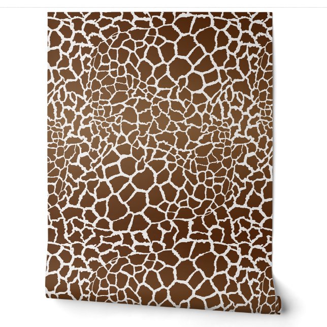 Papier Peint Impression girafe  (Déroulement)