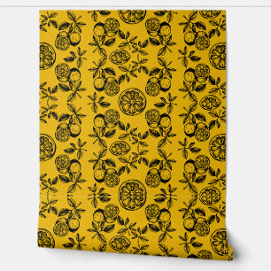 Papier Peint Impression vintage d'agrumes