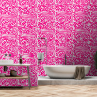 Impression zèbre rose