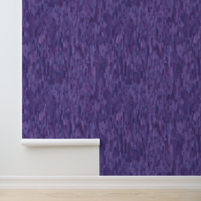 Papier Peint Impressionniste Peinture Daubs, Violet (Application)