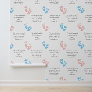 Papier Peint IMPRIMANTES DE BÉBÉ Bible chrétienne Verse Nursery