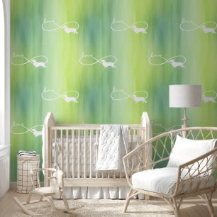 Papier Peint Infinity Love Lemniscate Longue Cheveux Dachshund 