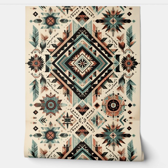 Papier Peint Inspiration native (Déroulement)