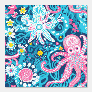 Papier Peint Jardin de pieuvres de Preppy