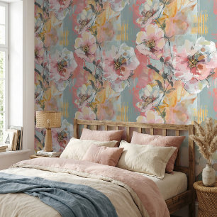 Papier Peint Jardin Floral Impressionniste ID1280