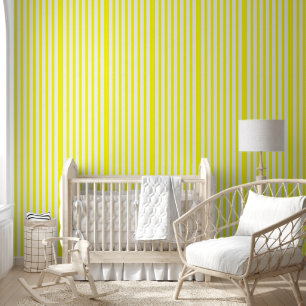 Papier peint Jaune et Blancs Jaune
