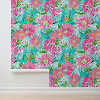 Papier Peint Jeu rose