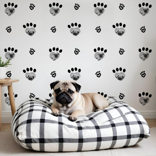 Papier Peint Joli Amusant Noir & Blanc Coeur Pet Photos Emprein