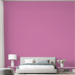 Papier Peint Joli Bubblegum rose monochrome - Couleur personnal