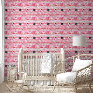 Papier Peint Jolie Ballerines Aquarelle Fille