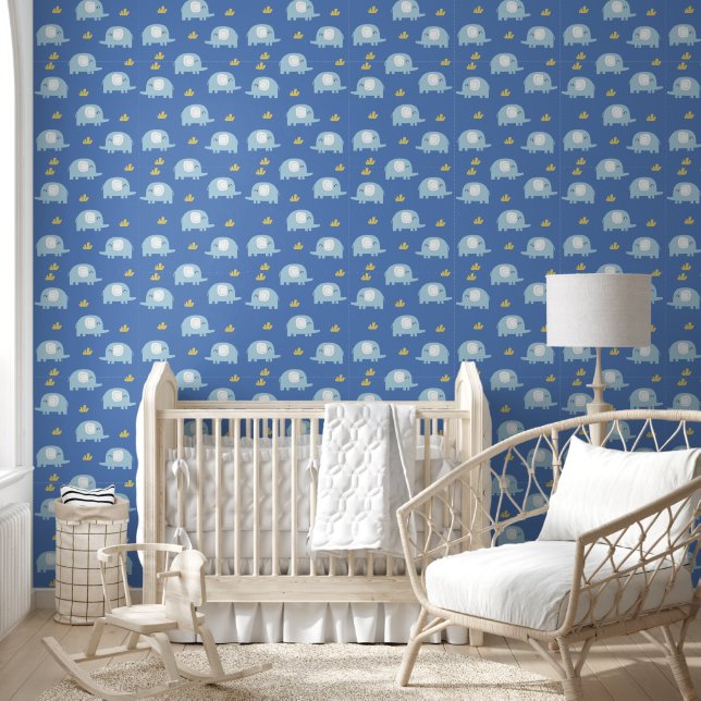 Papier Peint Jouer Elephant Safari Animaux Nursery (Enfants)