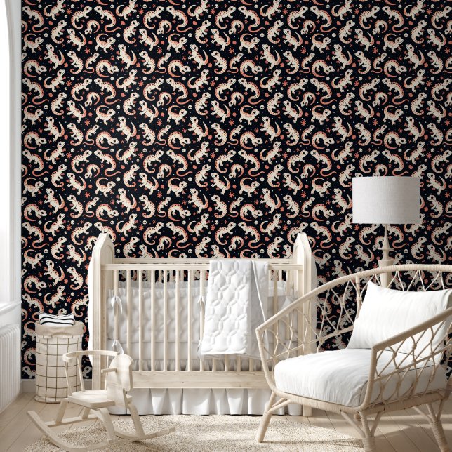 Papier Peint Joueur Motif Gecko (Enfants)