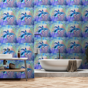 Papier Peint Joyeux dauphin de couple