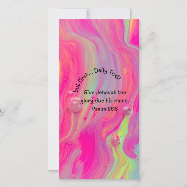 Papier peint JW Pink Phone avec carte texte 2025 A (Devant)