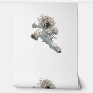 Papier Peint Karate Komondor - Fluffy Fighter Dog