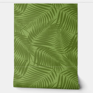 Papier Peint Kona Palms Hawaiian Tropical Leaf - Sage