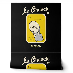 Papier Peint La Chancla jaune