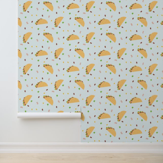 Papier Peint La faim du Motif de Tacos (Application)