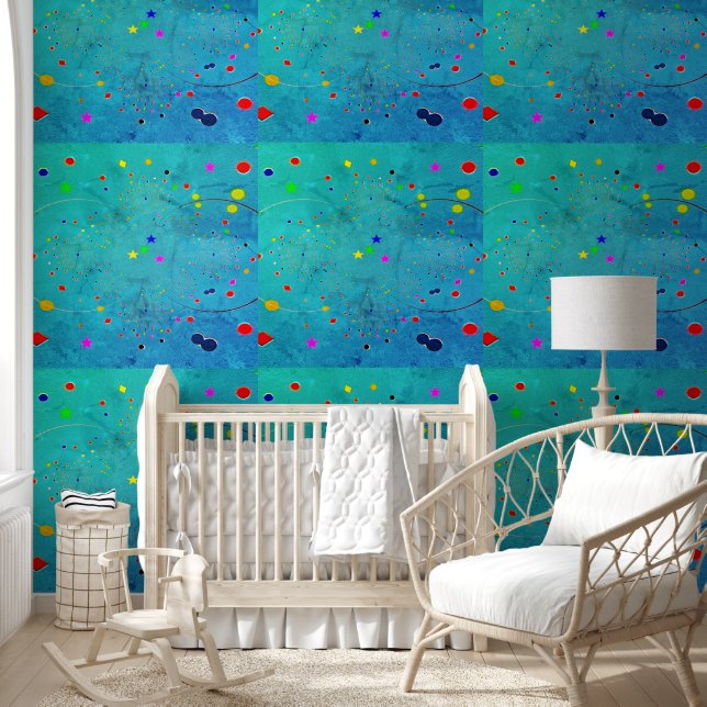 Papier Peint "La Galaxie en jeu" (Enfants)
