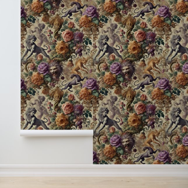 Papier Peint La verdure sauvage - gothique victorien (Application)