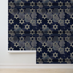 Papier Peint l'ambiance forte de Hanukkah de SlipperyJoe's étoi