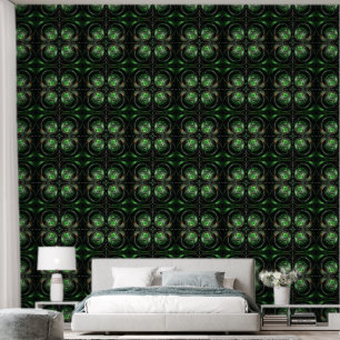 Papier Peint L'art Abstrait vert du monde entier