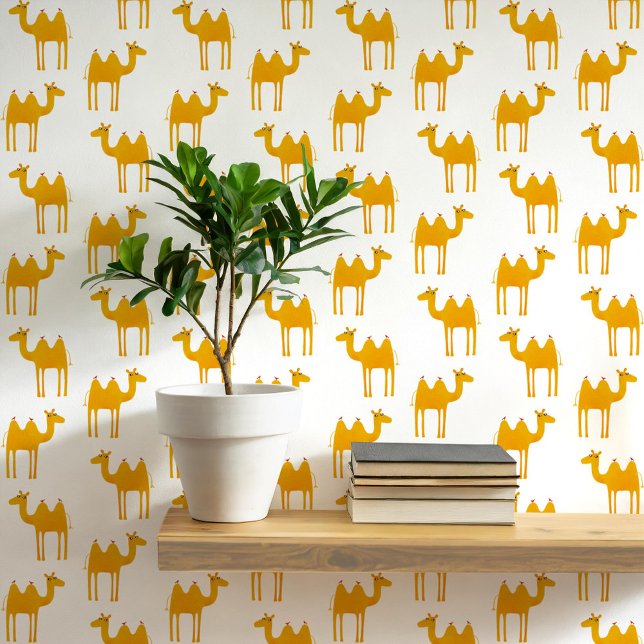 Papier Peint L'art du chameau amusant (Fun camel art wallpaper)