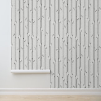 Papier Peint Lignes Abstraites minimales calmes Gris