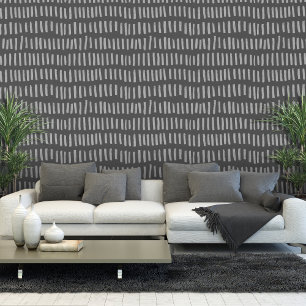 Papier Peint Lignes de trait gris vertical