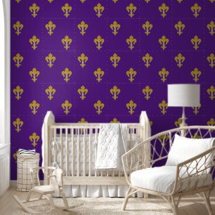 Papier Peint Lily d'Or - luxe royal 3a