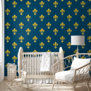 Papier Peint Lily d'Or - luxe royal 4a