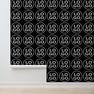 Papier Peint Logo de l'entreprise personnalisée ou image en noi