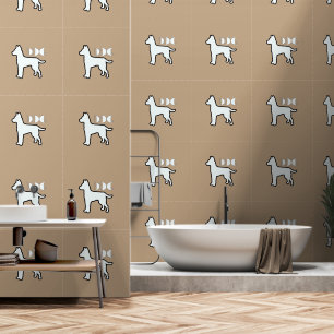 Papier Peint Logo du chien Café