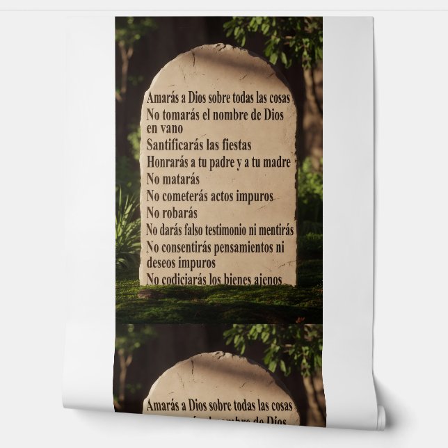 Papier Peint Los 10 mandamientos (Déroulement)