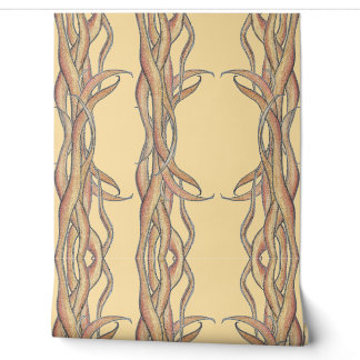 Papier Peint *'Lune de Forêt' (Beige)