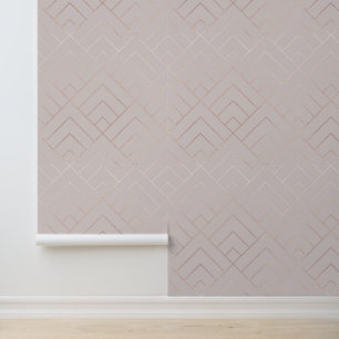 Papier Peint Luxe Elegant Motif géométrique brillant