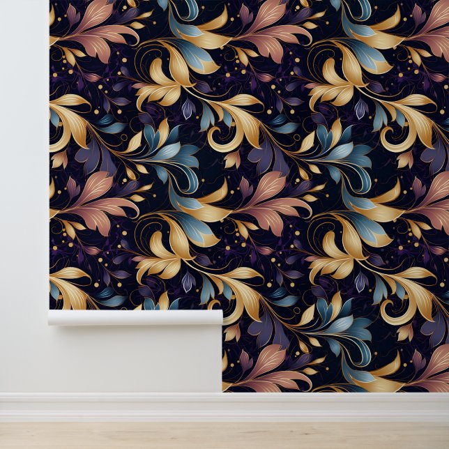 Papier Peint Luxueux Motif Abstrait (Application)