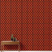 luxueux rouge et or géométrique 2