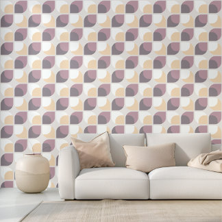 Papier Peint Mauve Taupe Beige Grey violet ivoire Mauve-siècle 