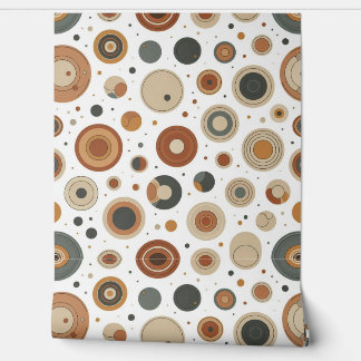 Papier Peint Mélange à pois