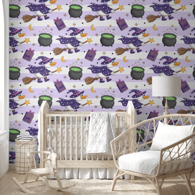Papier Peint Mercure Whimsical Canard & Spells Motif sans soudu (Enfants)