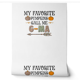Papier Peint Mes Citrouilles préférés m'appellent G-MA grand-mè