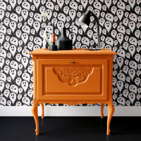 Mignon Fantôme Halloween Noir et Blanc