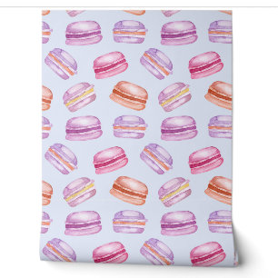 Papier Peint Mignonnes macroons colorées Salle pour enfants