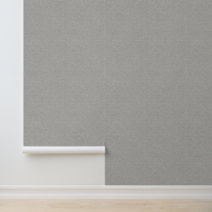 Papier Peint Minimal Français Tissé Lin Gris Fumé