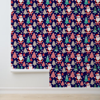 Papier Peint Modèle de merveilleux Noël avec le Père Noël