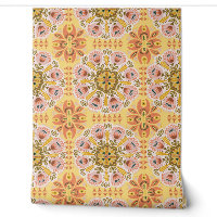 Modèle floral géométrique bohème