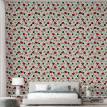 Modèle floral texturé Abstrait sur le beige