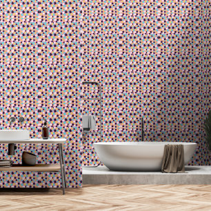 Papier Peint Moderne Chic Floral Rose